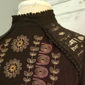 Embroidered Short Dress